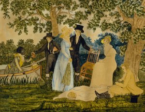 Partie de pêche, c. 1815 - George after Morland